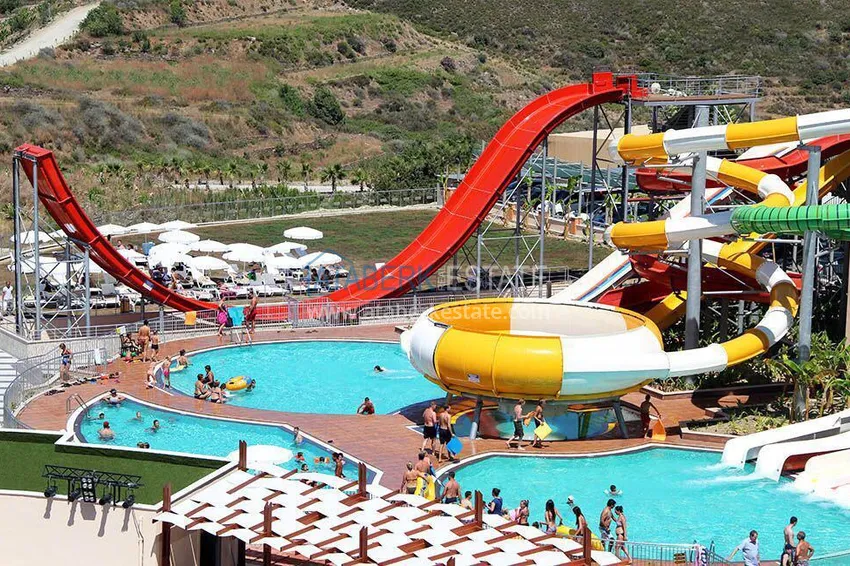 Umeblowany apartament z widokiem na góry w legendarnym kompleksie hotelowym - dzielnica Mahmutlar, Alanya 4 