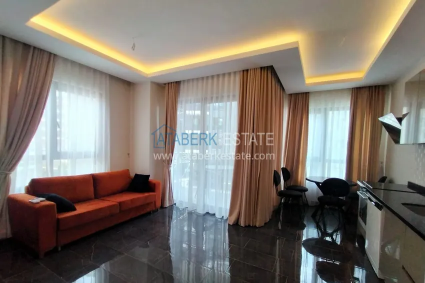 Kupuj Jednopokojowy apartament z meblami w nowoczesnym kompleksie — Alanya, dzielnica Mahmutlar 3