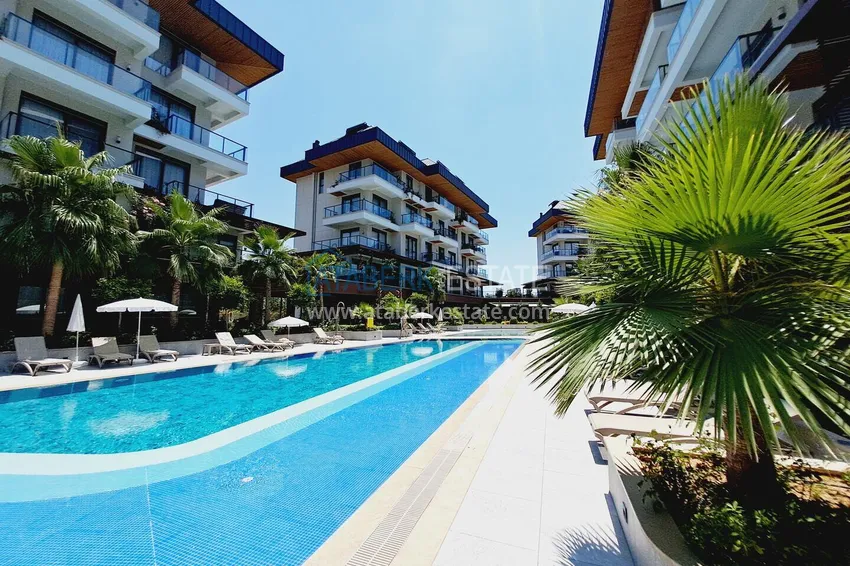 Apartament 1+1 w Alanya, dzielnica Oba, w komfortowym kompleksie 2 