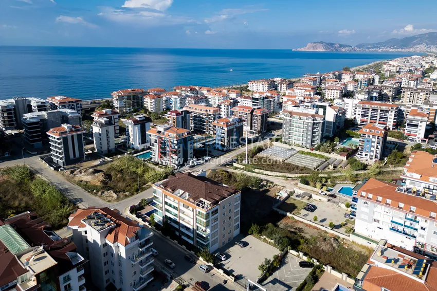 Turnkey duplex penthouse with sea view, 150 meters from the beach — Kestel, Alanya 4