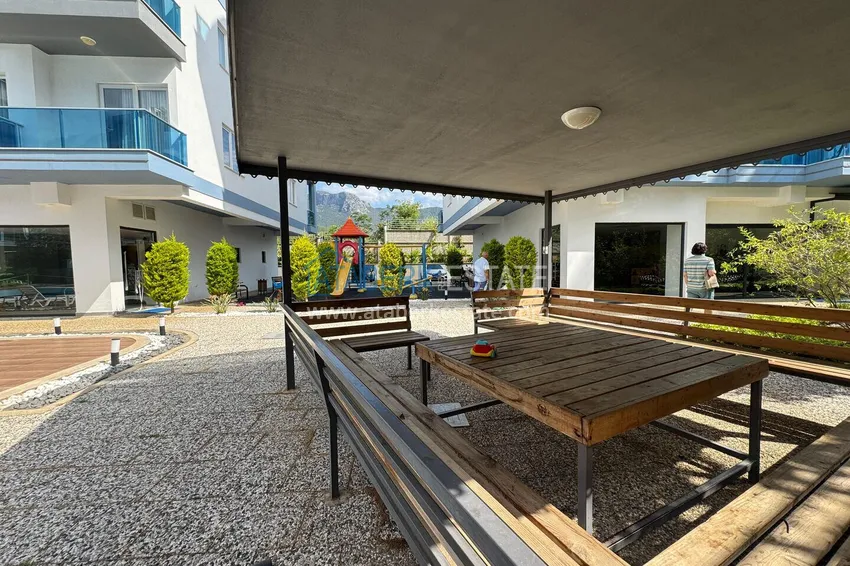 Newly furnished apartment with a glazed balcony in a modern complex - Oba district, Alanya 7
