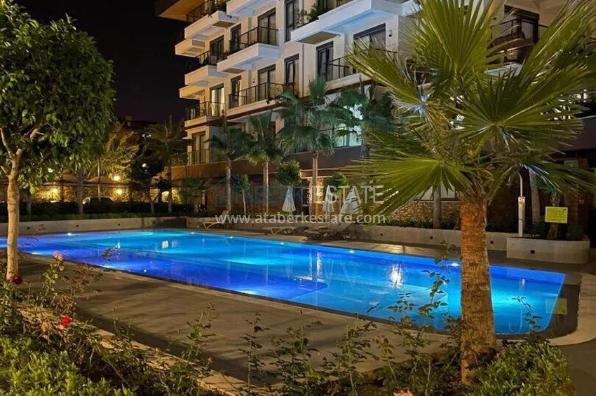 Apartament 1+1 w Alanya, dzielnica Oba, w komfortowym kompleksie 1 