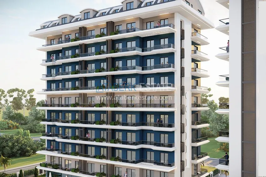 New off-plan project in Avsallar: a residential complex with original architecture 7