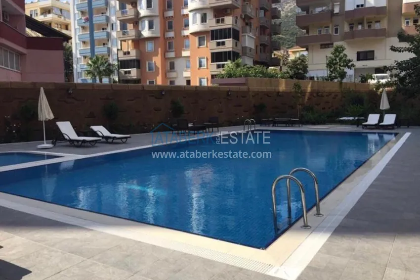 1+1 apartment with furniture and sea view in the center of Alanya - Cleopatra beach area 4