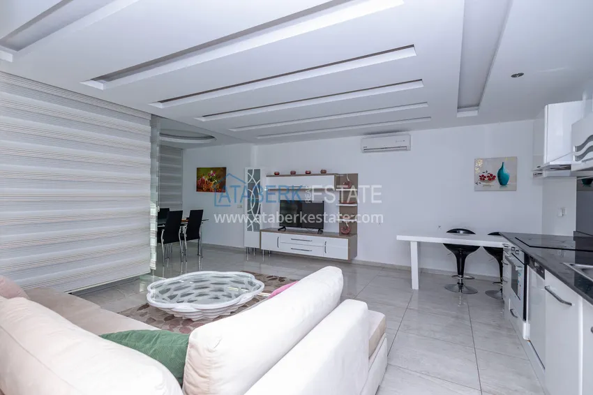 Purchase Turnkey duplex penthouse with sea view, 150 meters from the beach — Kestel, Alanya 8