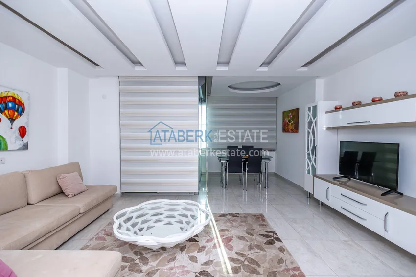 Purchase Turnkey duplex penthouse with sea view, 150 meters from the beach — Kestel, Alanya 9
