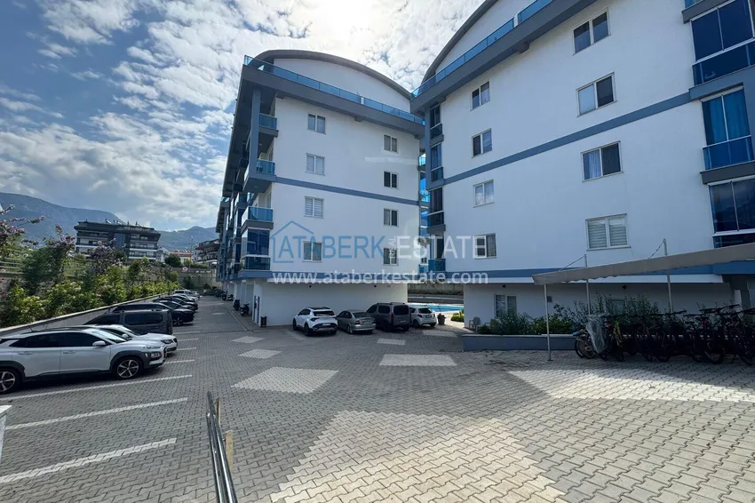 Newly furnished apartment with a glazed balcony in a modern complex - Oba district, Alanya 9