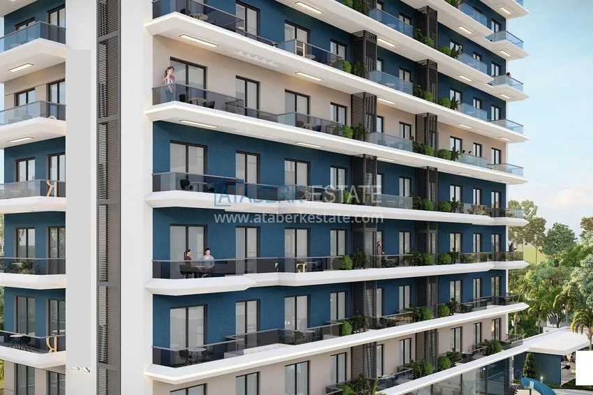 New off-plan project in Avsallar: a residential complex with original architecture 8