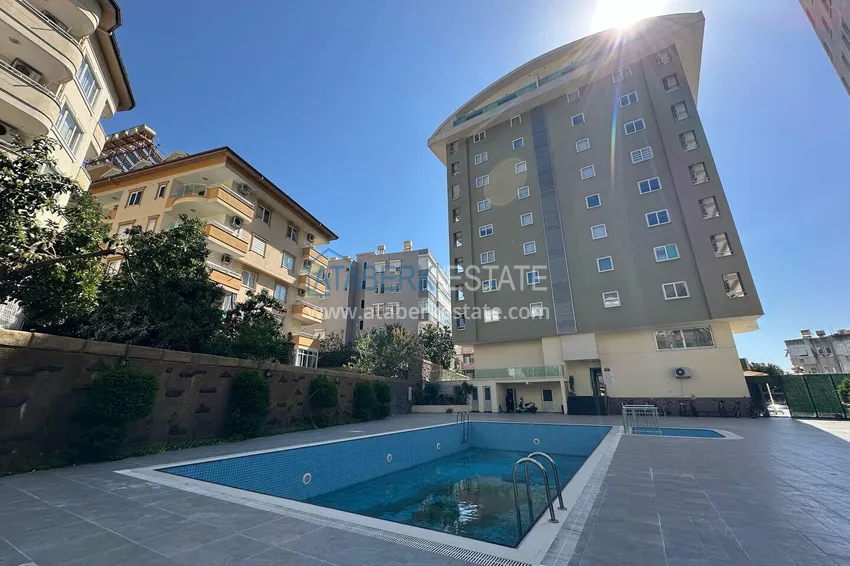 1+1 apartment with furniture and sea view in the center of Alanya - Cleopatra beach area 5