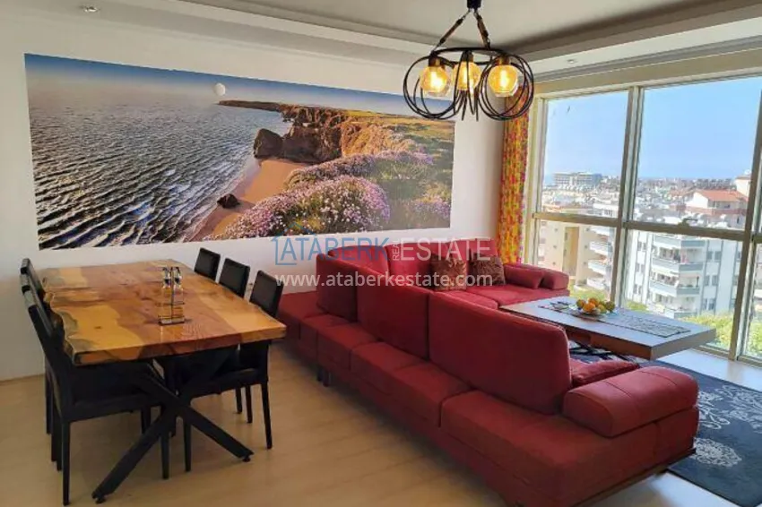 Kupuj Dwupoziomowy penthouse 5+1 z meblami — Alanya, dzielnica Avsallar 6