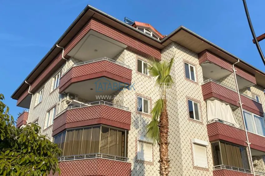 Umeblowane mieszkanie 1+1 odpowiednie na zezwolenie na pobyt — Alanya, dzielnica Oba, 300 metrów od morza 8