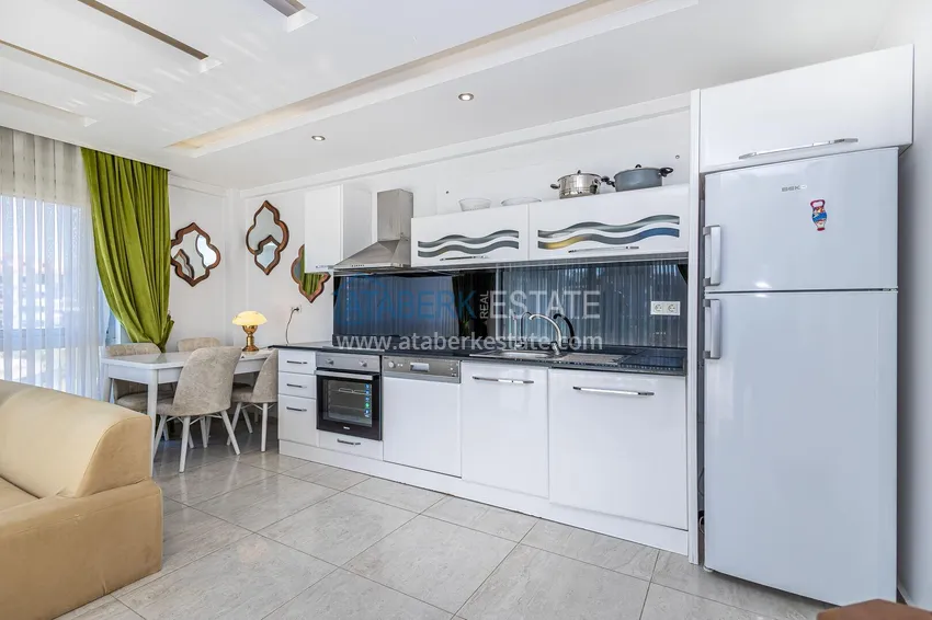 Kupuj Apartament 1+1 z meblami i widokiem na morze — Kestel, Alanya 8 