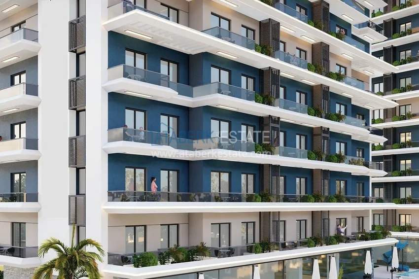 New off-plan project in Avsallar: a residential complex with original architecture 9