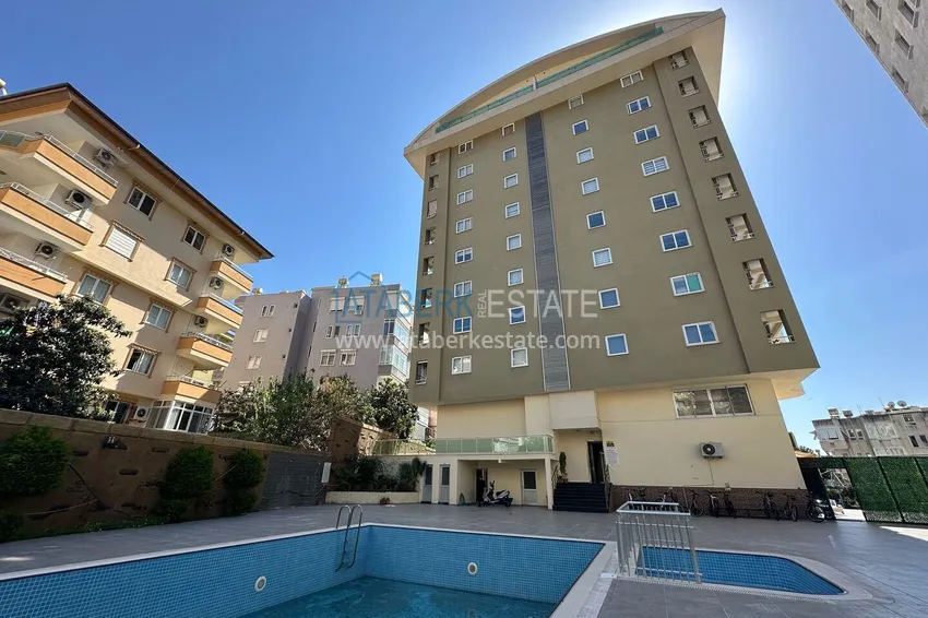1+1 apartment with furniture and sea view in the center of Alanya - Cleopatra beach area 6