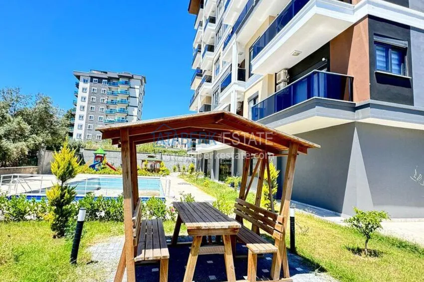 Finished 1+1 apartment in a cozy complex — Alanya, Avsallar district 8