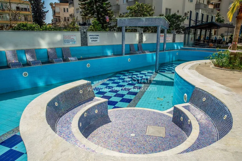 Furnished 2+1 apartment in a comfort-class complex — Alanya center, Cleopatra beach area 12