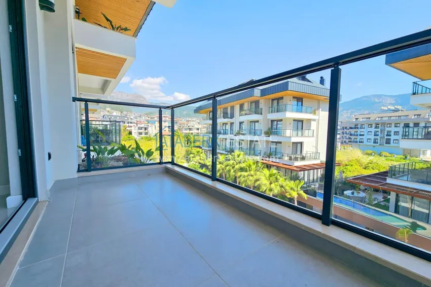 Kupuj Apartament 1+1 w Alanya, dzielnica Oba, w komfortowym kompleksie 9 