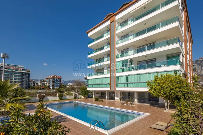 Turnkey duplex penthouse with sea view, 150 meters from the beach — Kestel, Alanya 10