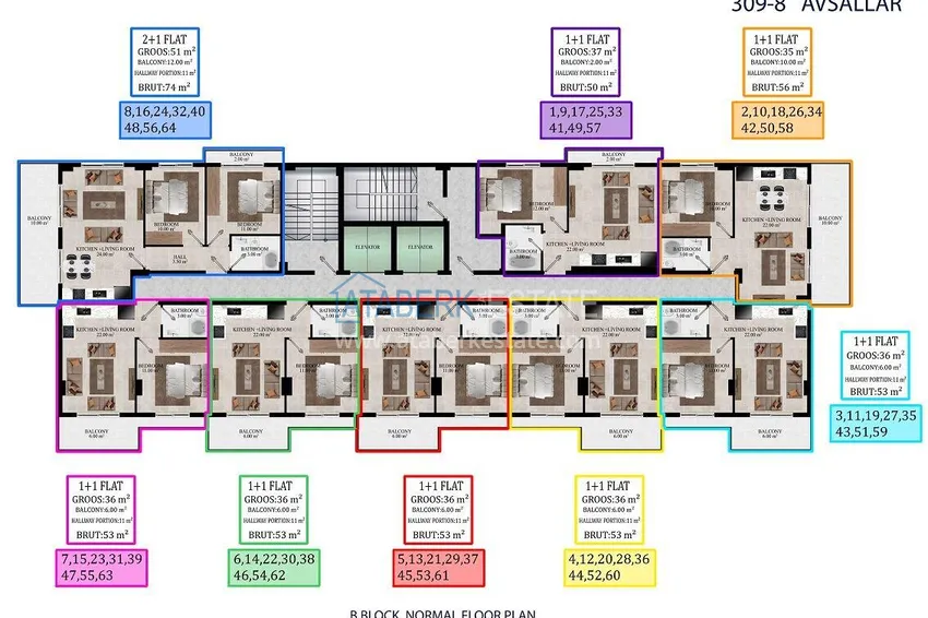 Buy cheap New off-plan project in Avsallar: a residential complex with original architecture 4