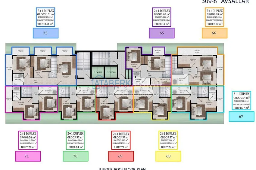 Buy cheap New off-plan project in Avsallar: a residential complex with original architecture 6