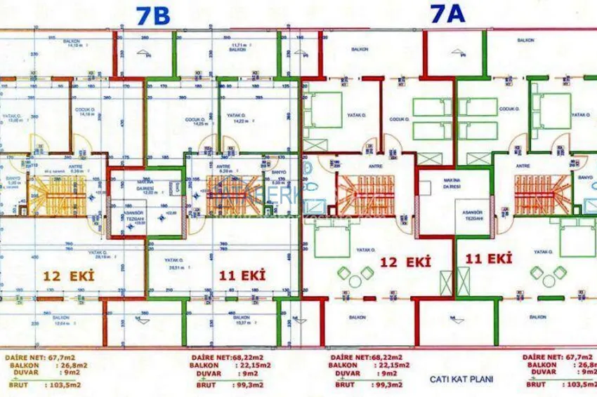 Kupuj taniej Dwupoziomowy penthouse 5+1 z meblami — Alanya, dzielnica Avsallar 2