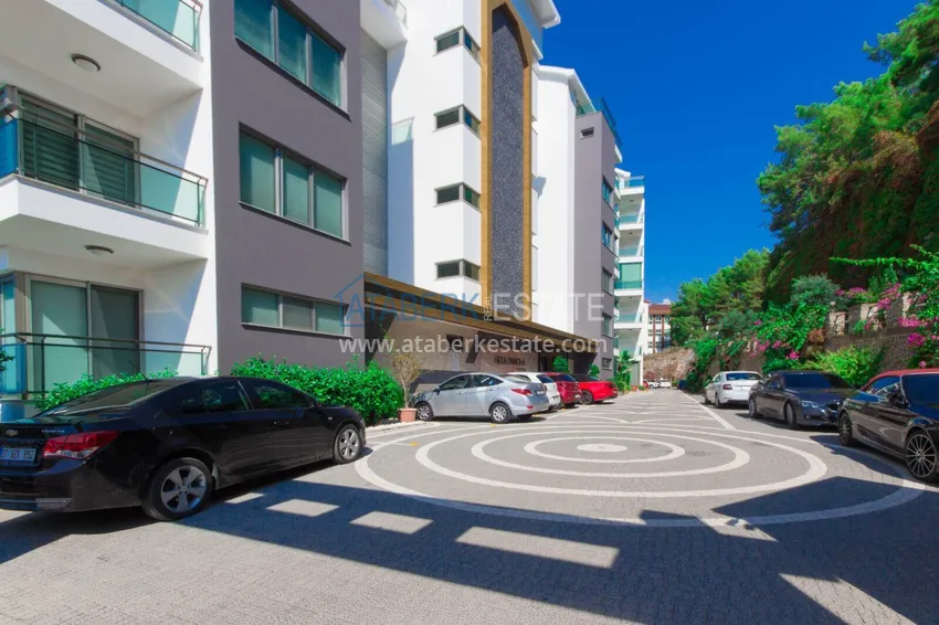 Furnished apartment 1+1 with sea view in luxury complex - Kargycak, first coast line 14 