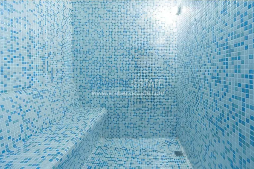 Furnished apartment 1+1 with sea view in luxury complex - Kargycak, first coast line 25 