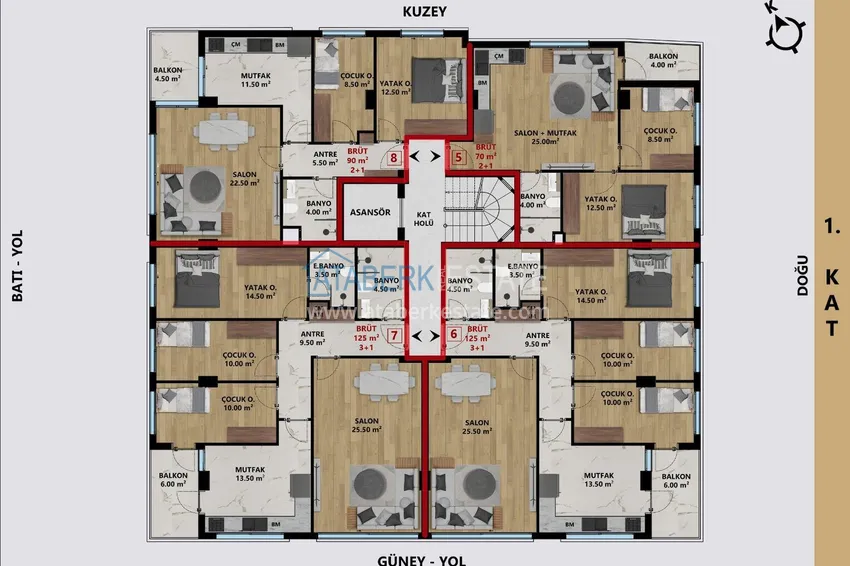 Buy cheap Modern residential complex in Konyaalti, Antalya - under construction 2