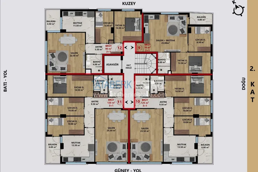 Buy cheap Modern residential complex in Konyaalti, Antalya - under construction 3