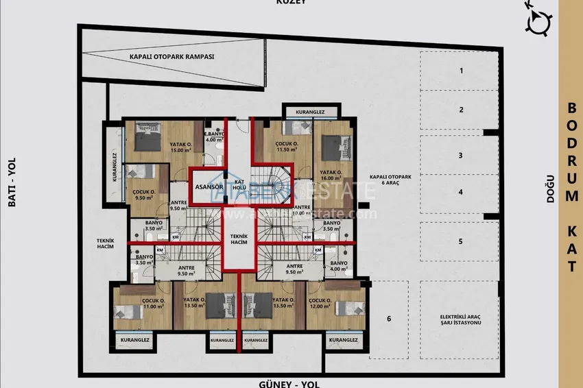 Buy cheap Modern residential complex in Konyaalti, Antalya - under construction 7