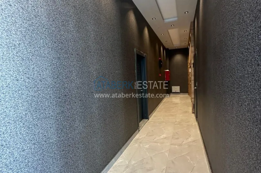 1+1 apartment with sea view and quality finishes - Mersin, Tezje district 8