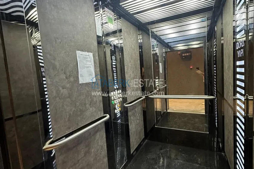 1+1 apartment with sea view and quality finishes - Mersin, Tezje district 9