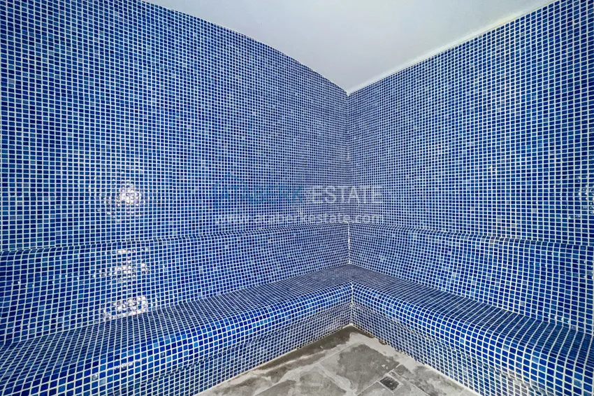 Cozy apartment 1+1 with furniture, glazed balcony and mountain view - Mahmutlar, Alanya 11