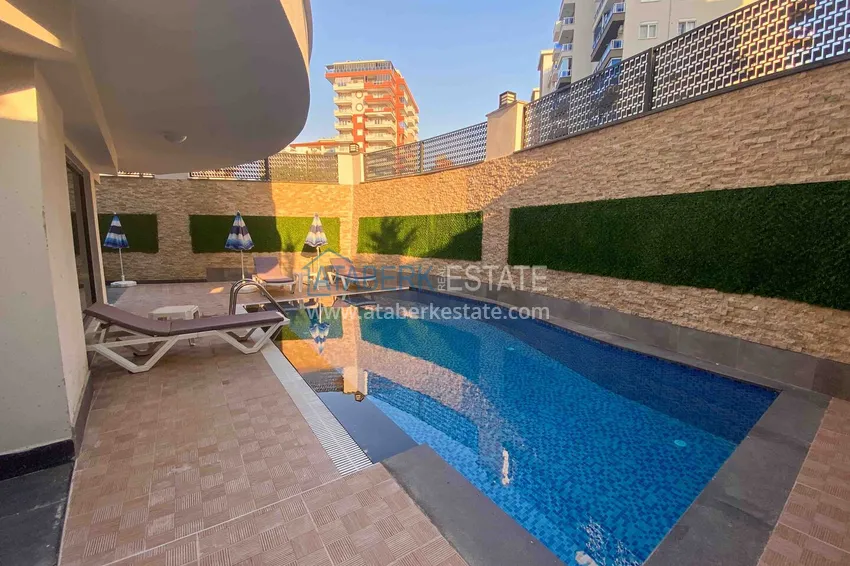 Penthouse 2+1 furnished with mountain view in Alanya, Mahmutlar district 9