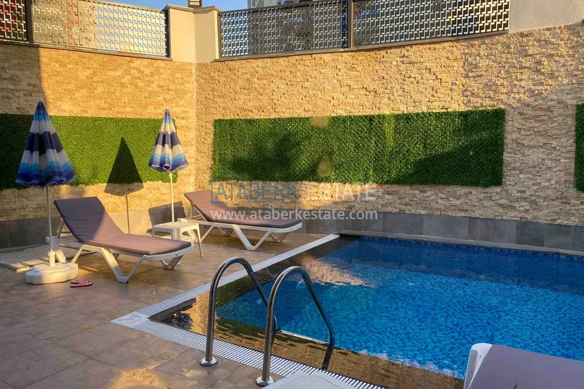 Penthouse 2+1 furnished with mountain view in Alanya, Mahmutlar district 10