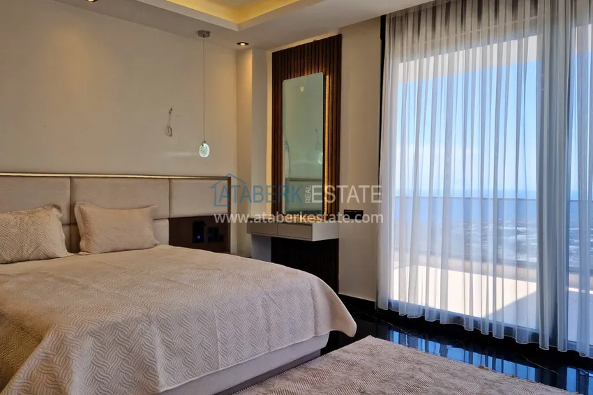 Purchase View three-storey furnished villa in Kargycak, Alanya - suitable for citizenship 7