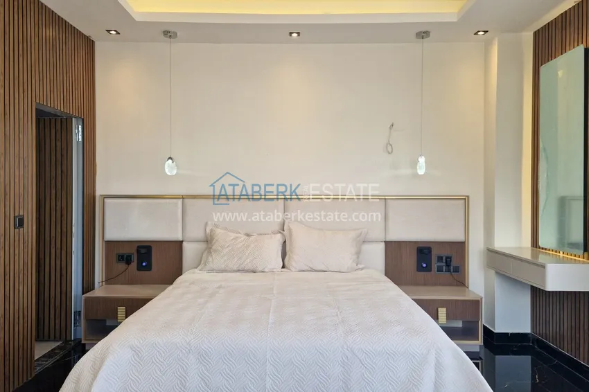 Purchase View three-storey furnished villa in Kargycak, Alanya - suitable for citizenship 8