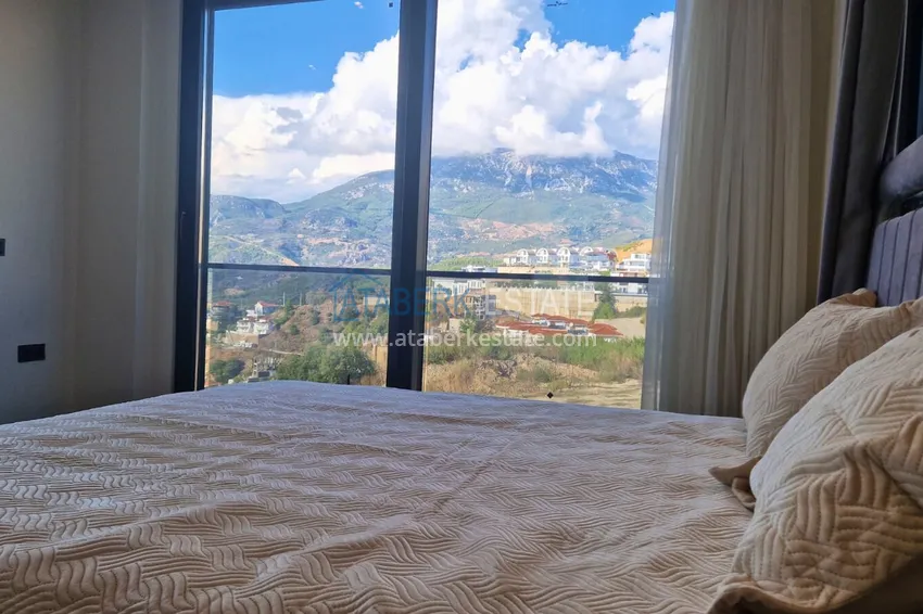Purchase View three-storey furnished villa in Kargycak, Alanya - suitable for citizenship 10
