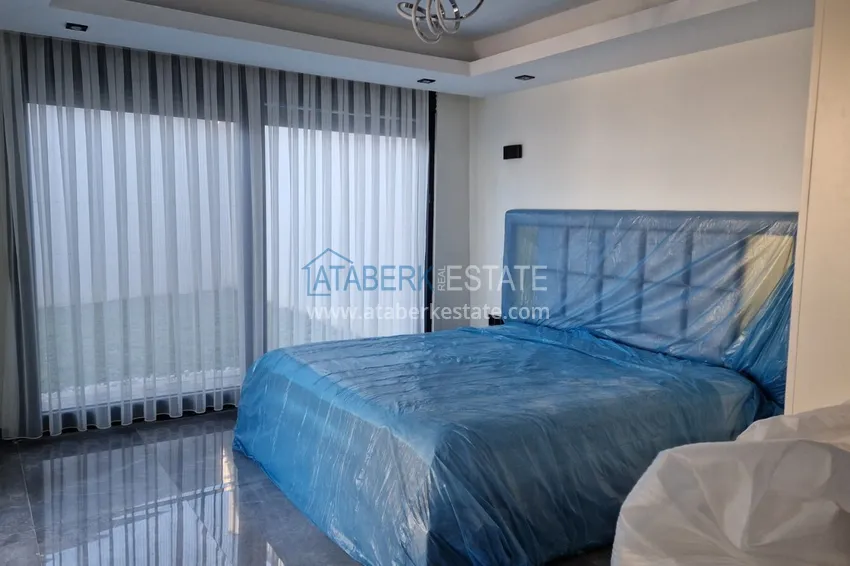 Purchase View three-storey furnished villa in Kargycak, Alanya - suitable for citizenship 11
