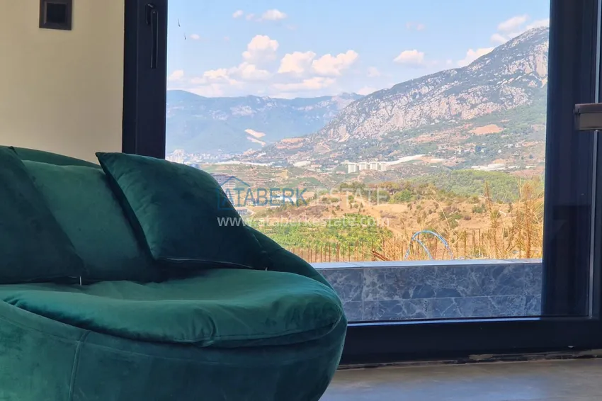 Purchase View three-storey furnished villa in Kargycak, Alanya - suitable for citizenship 12