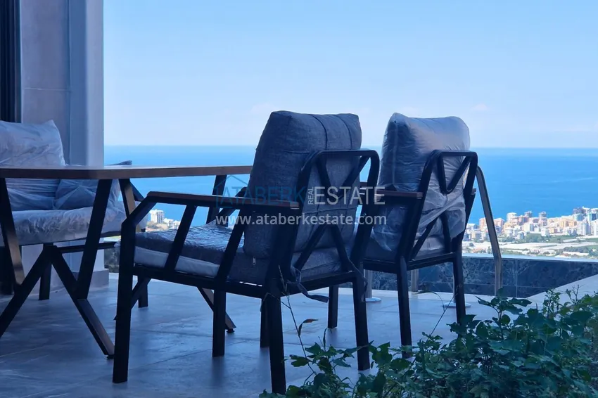 Purchase View three-storey furnished villa in Kargycak, Alanya - suitable for citizenship 19