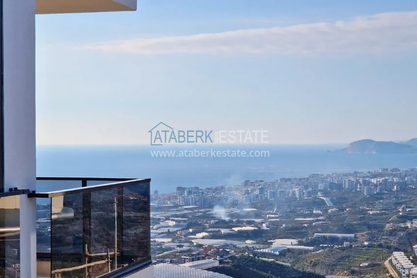 Purchase View three-storey furnished villa in Kargycak, Alanya - suitable for citizenship 22