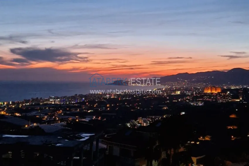 Purchase View three-storey furnished villa in Kargycak, Alanya - suitable for citizenship 23