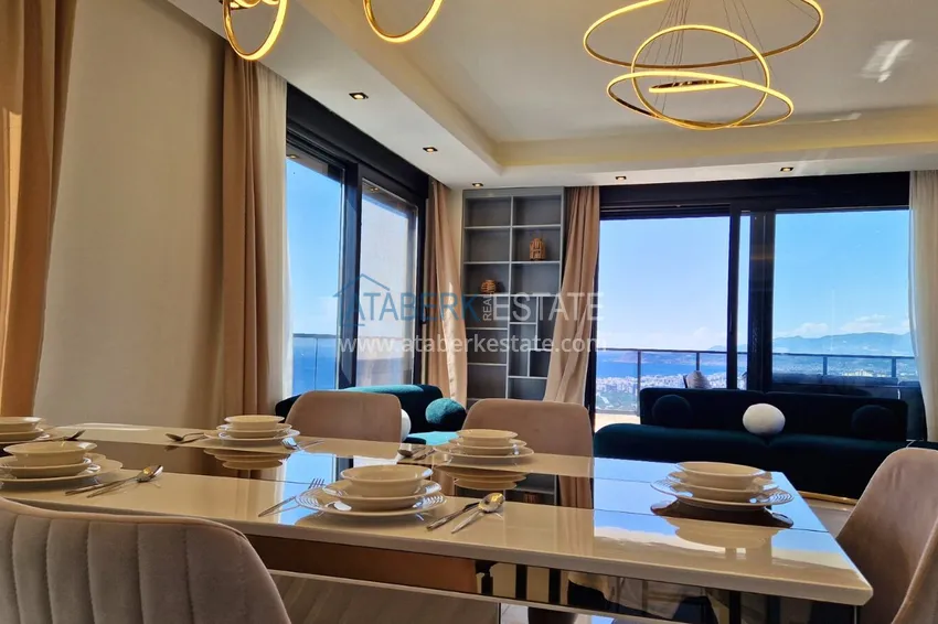 Purchase View three-storey furnished villa in Kargycak, Alanya - suitable for citizenship 2
