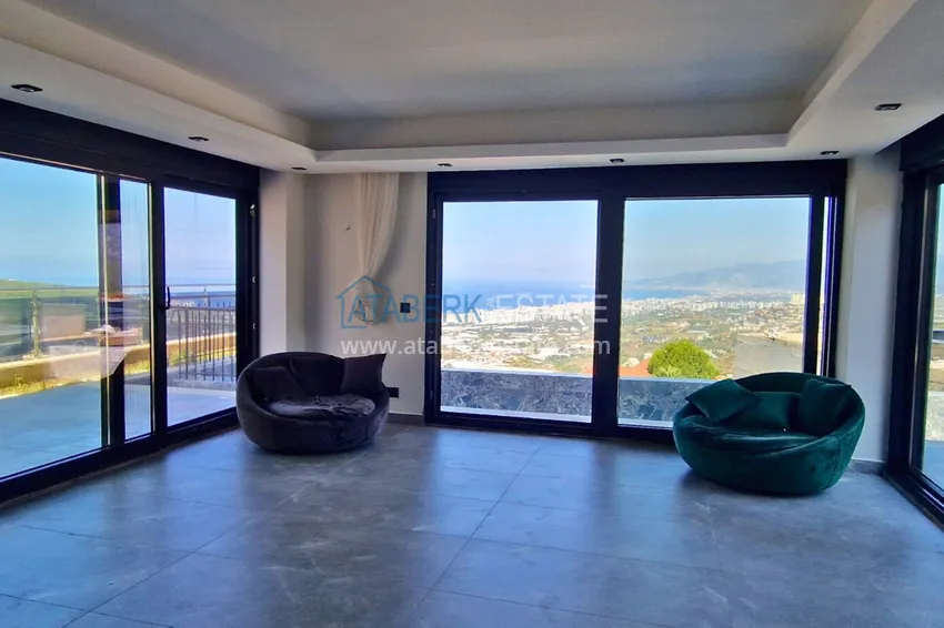 Purchase View three-storey furnished villa in Kargycak, Alanya - suitable for citizenship 3
