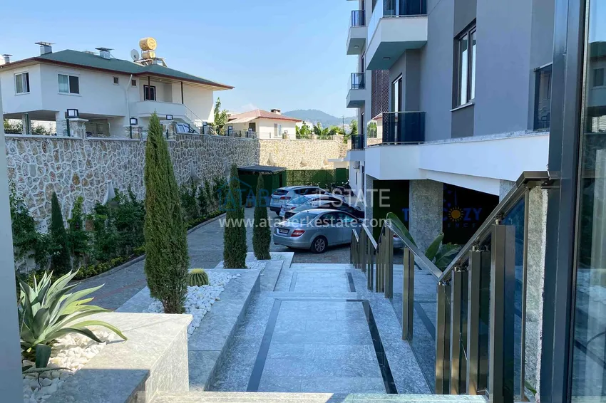 Apartament 1+1 umeblowany od właściciela - Alanya, Mahmutlar, przeszklony balkon, strona południowa 11