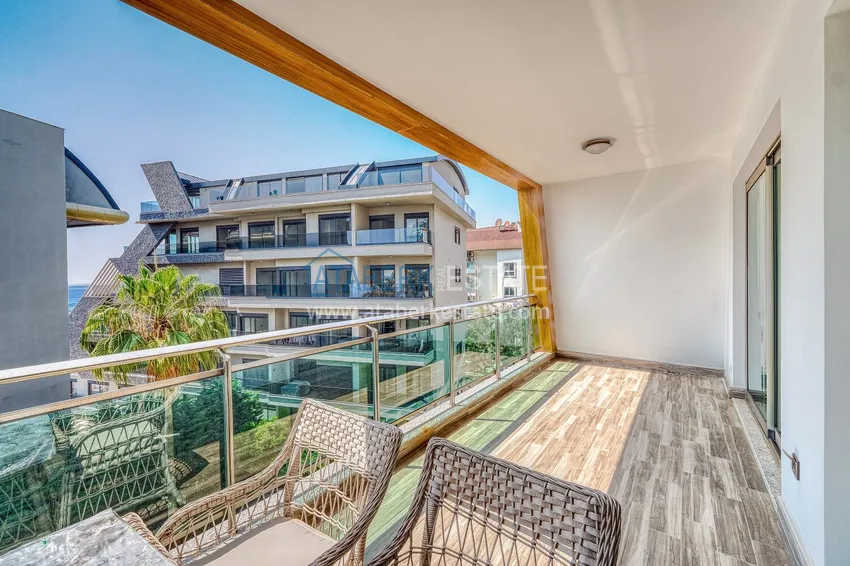Purchase Furnished apartment with sea view 50 meters from the beach — Kargicak, Alanya 16