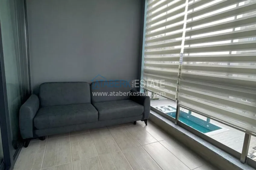 Kupuj Apartament 1+1 umeblowany od właściciela - Alanya, Mahmutlar, przeszklony balkon, strona południowa 17