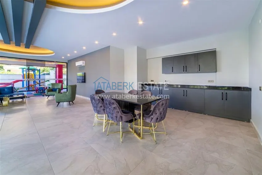 Apartament 1+1 umeblowany od właściciela - Alanya, Mahmutlar, przeszklony balkon, strona południowa 19