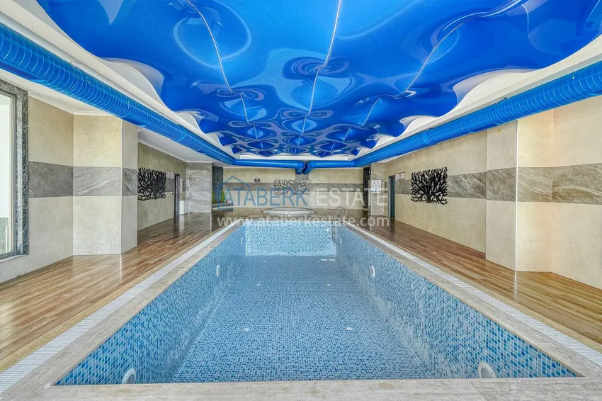 Furnished apartment with sea view 50 meters from the beach — Kargicak, Alanya 9